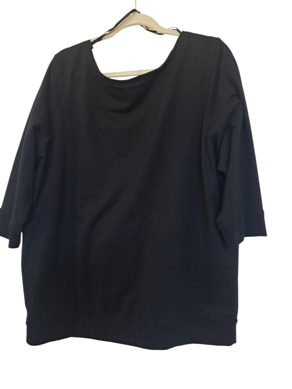 #056 Torrid 2 Black Day of the Dead Muertos Off-the-Shoulder Sweatshirt - Picture 3 of 4